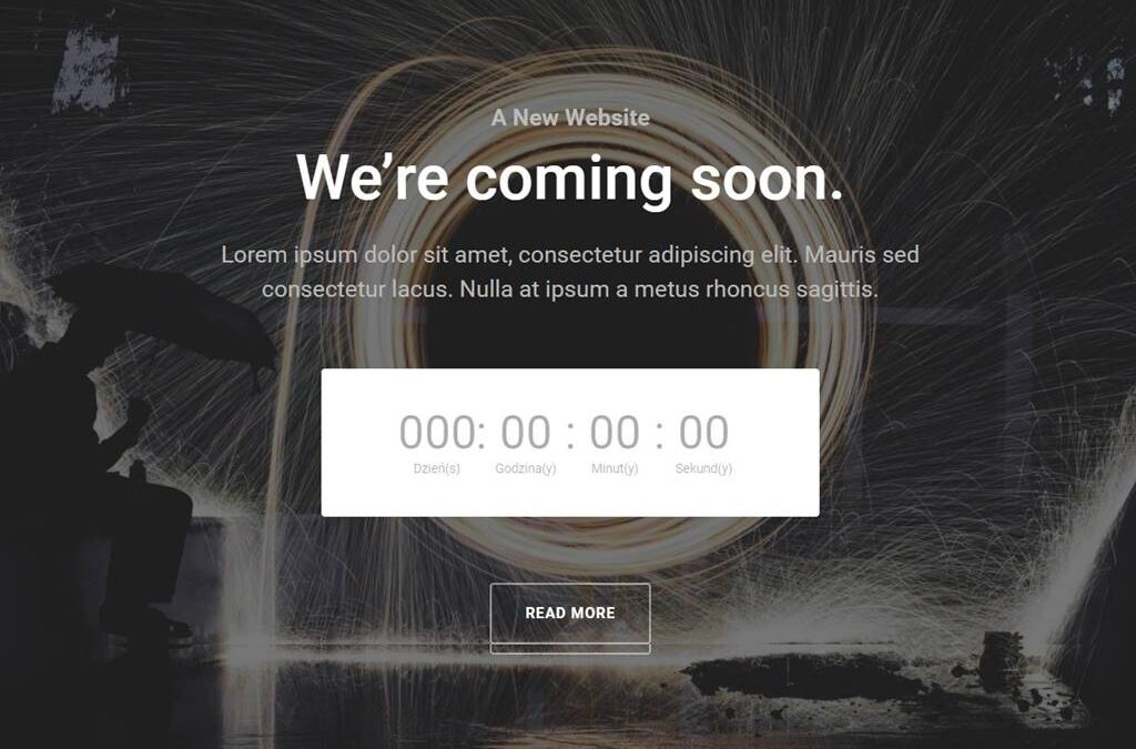 Divi Coming Soon Layouts